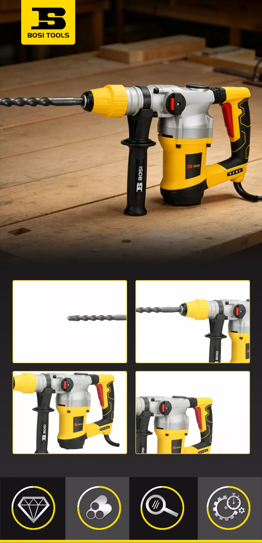 Safety Clutch Electric Hammer